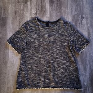 Banana Republic Monochrome Textured Top